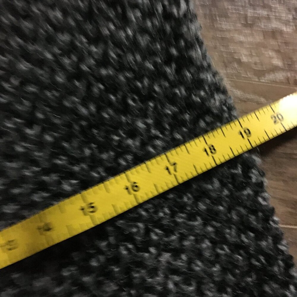 Alfred Dunner USA Made Black White Mohair Blend Button Down Cardigan Size 14 - Picture 11 of 15